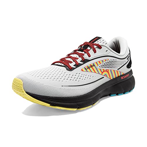 Brooks Herren Trace 2 Neutral Laufschuh, Grau/Schwarz/Limelight, 41 EU von Brooks