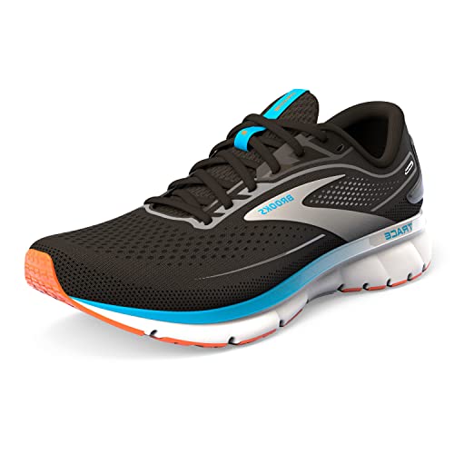 Brooks Herren Trace 2 Sneaker, Black Hawaiian Ocean Orange, 45.5 EU von Brooks