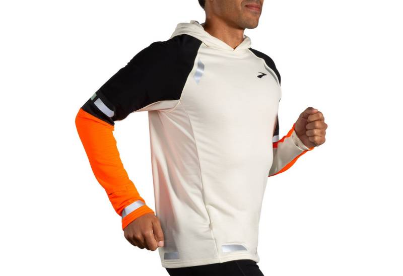 Brooks Langarmshirt Run Visible Thermal Hoodie 2.0 Men 211520-167 Gut sichtbar, warm und bequem von Brooks