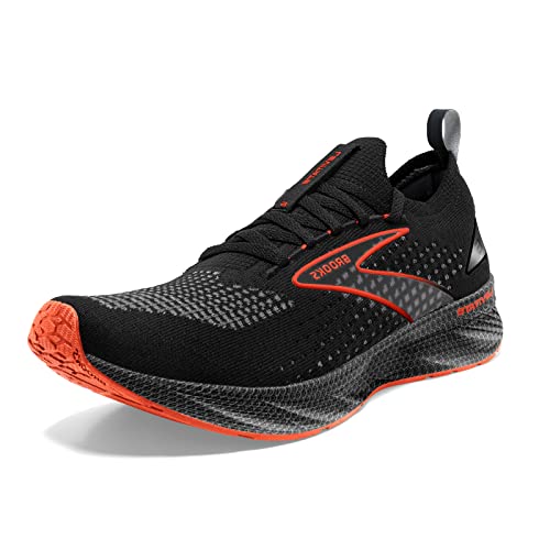 Brooks Levitate StealthFit 6, Black/Spicy Orange, 48.5 EU von Brooks