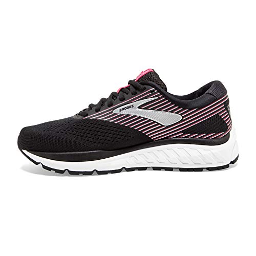 Brooks Mädchen Addiction 14 Laufschuh, Black/Hot Pink/Silver, 35.5 EU von Brooks