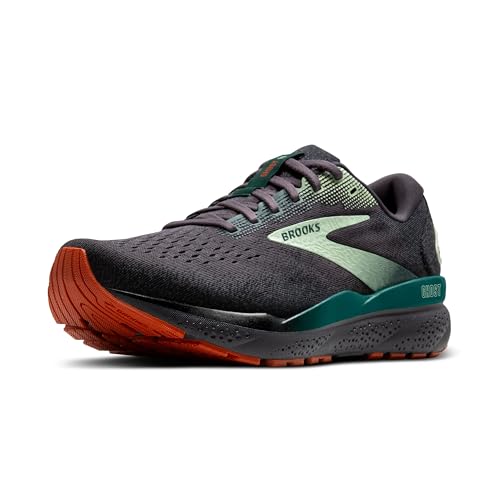 Brooks Men’s Ghost 16 Neutral Running Shoe, Blackened Pearl/June Bug/Green, 47.5 EU von Brooks