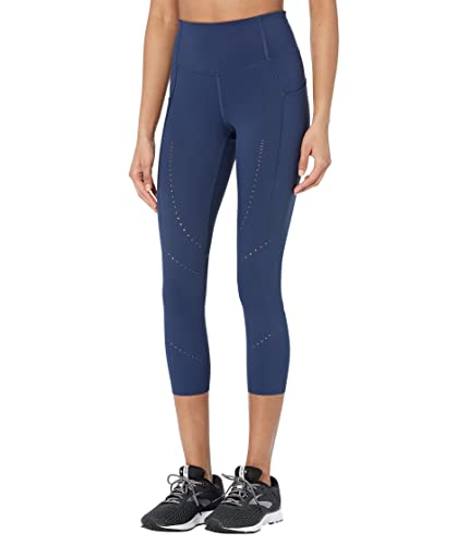 Brooks Method 3/4 Strumpfhose, Marineblau, X-Klein von Brooks