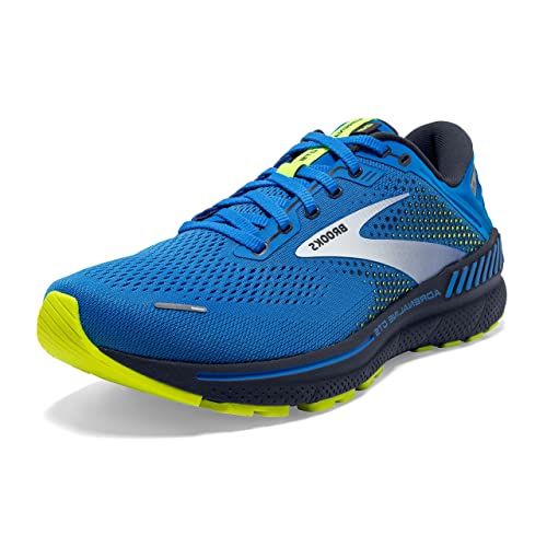 Brooks Stützender Laufschuh für Herren Adrenaline GTS 22, Blau / Indien Tinte / Nightlife, 46.5 EU von Brooks