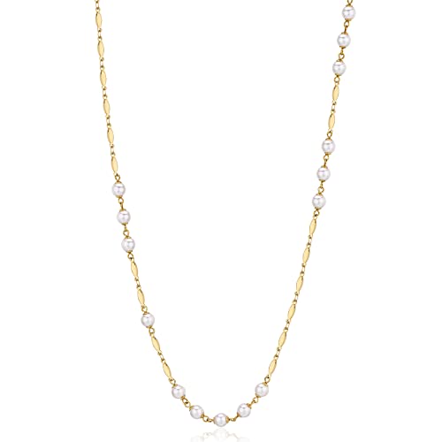 Brosway Affinity Women's golden Steel Necklace with Pearls BFF157 von Brosway