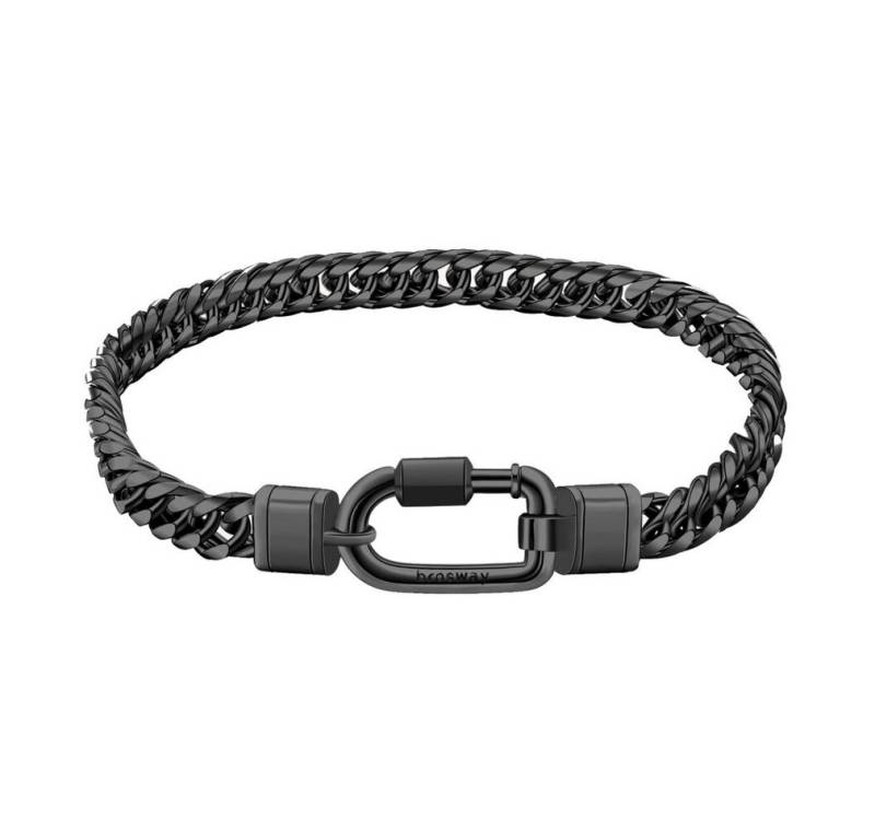 Brosway Armband Decent black Naxos BNX21 chain bracelet - Length: 20 cm von Brosway