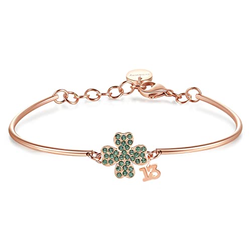 Brosway Armband Frau aus Edelstahl mit Symbolen Kleeblatt, Armband Frau Kollektion CHAKRA - BHK358 Brosway Armband Frau aus Edelstahl mit Symbolen Kleeblatt, Armband Frau Kollektion CHAKRA - BHK358 von Brosway