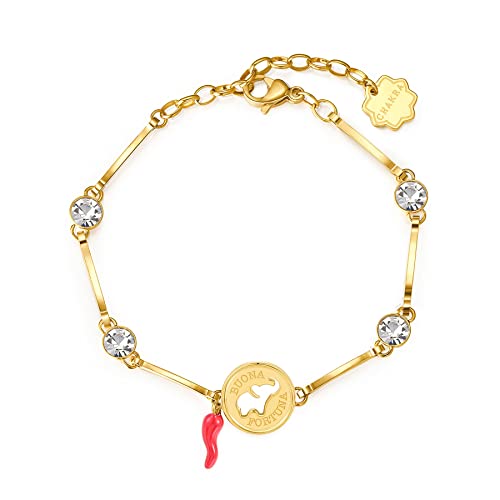 Brosway Armband Frau aus Edelstahl mit Symbolen Elefant, Armband Frau Kollektion CHAKRA - BHKB044 Brosway Armband Frau aus Edelstahl mit Symbolen Elefant, Armband Frau Kollektion CHAKRA - BHKB044 von Brosway