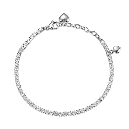 Brosway Armband Frau aus Edelstahl mit Symbolen Herz, Armband Frau Kollektion DESIDERI - BEI030 von Brosway