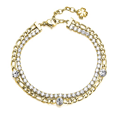 Brosway Armband Frau mit Symbol Kleeblatt aus Edelstahl | Kollektion DESIDERI - BEI048 von Brosway