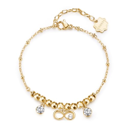 Brosway Armband Frau mit Symbol Unendlichkeit aus Edelstahl | Kollektion CHAKRA - BHKB262 von Brosway