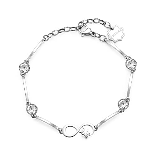 Brosway Armband Frau mit Symbol Unendlichkeit aus Edelstahl | Kollektion CHAKRA - BHKB029 Brosway Armband Frau mit Symbol Unendlichkeit aus Edelstahl | Kollektion CHAKRA - BHKB029 von Brosway