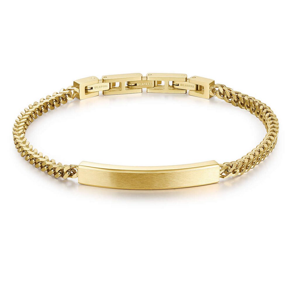Brosway Armband Stylish men´s gold-plated bracelet Ink BIK12 von Brosway