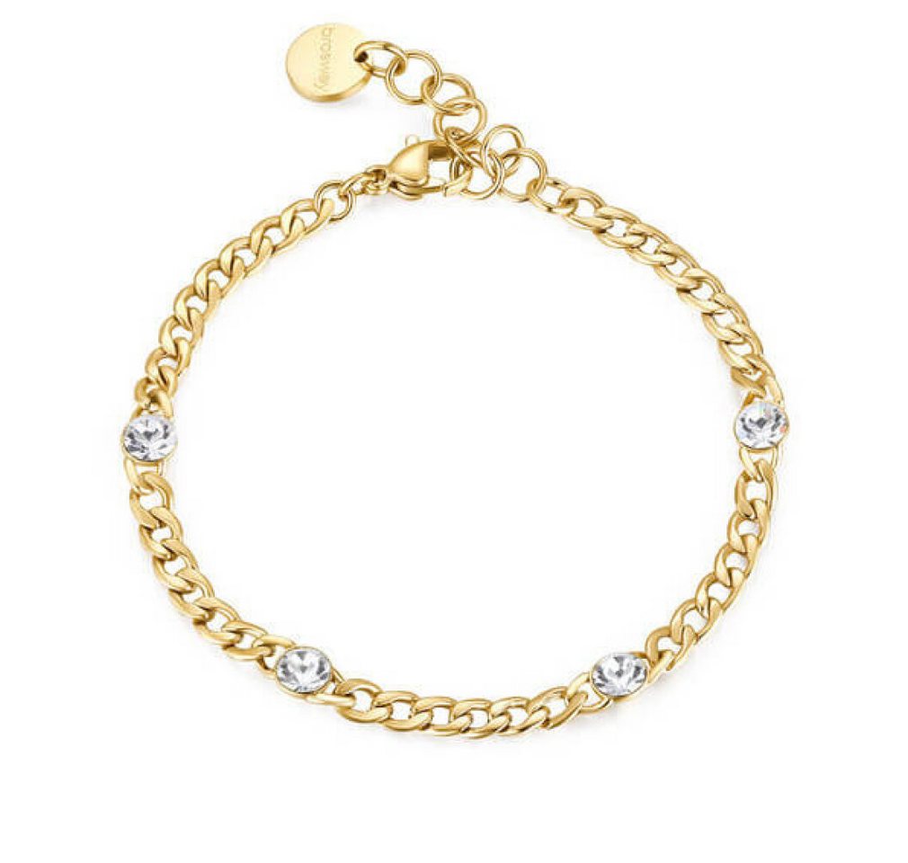 Brosway Armband Vergoldetes Armband mit Symphonia BYM86 Kristallen von Brosway