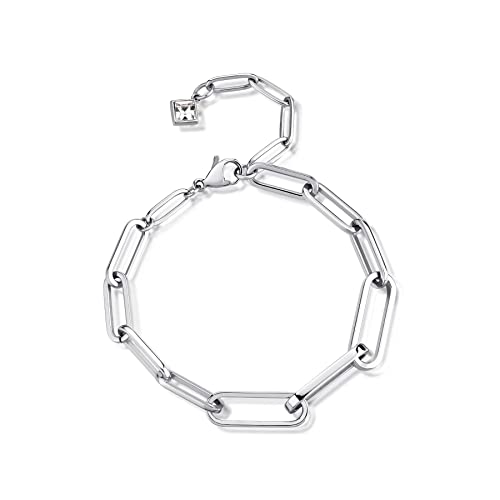 Brosway Damen Armband EMPHASIS aus Edelstahl in der Farbe Silber, Länge: 18,5 cm, BEH11 von Brosway