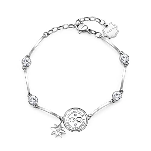 Brosway Armband Frau mit Symbol Unendlichkeit aus Edelstahl | Kollektion CHAKRA - BHKB045 von Brosway