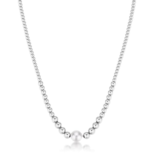 Brosway Damen-Halskette aus Stahl mit Perlen | Kollektion Perfect - BPC03 Brosway Damen-Halskette aus Stahl mit Perlen | Kollektion Perfect - BPC03 von Brosway