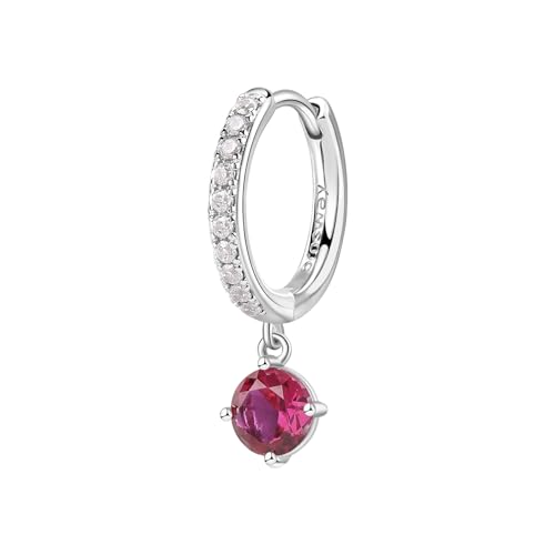 Brosway Fancy Creolen für Damen aus 316L Edelstahl mit Zirkonia und Kristallen, Größe: 2,5 cm, FPR86 von Brosway