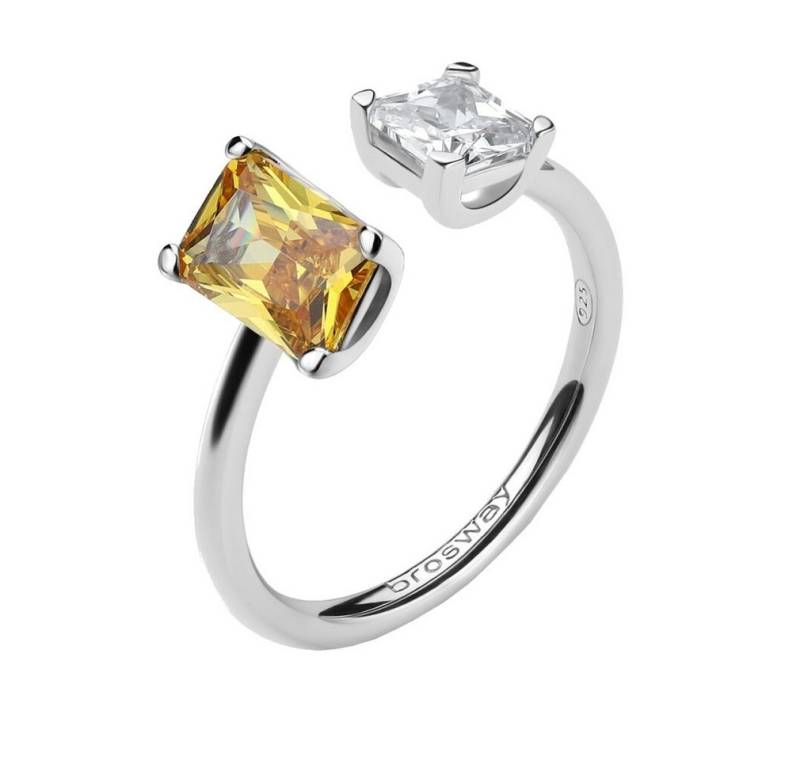 Brosway Fingerring Eleganter offener Ring Fancy Energy Yellow FEY13 - Kreislauf: 52 mm von Brosway