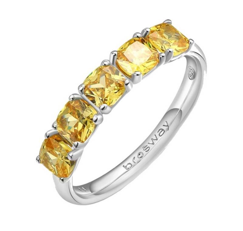 Brosway Fingerring Fancy Energy Yellow FEY14 Feinsilberring - Kreislauf: 50 mm von Brosway