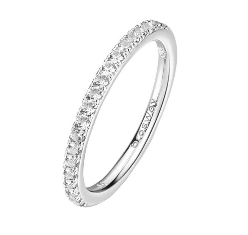 Brosway Fingerring Fancy Infinite White Sparkling Silber Ring FIW74 - Kreislauf: 54 mm von Brosway