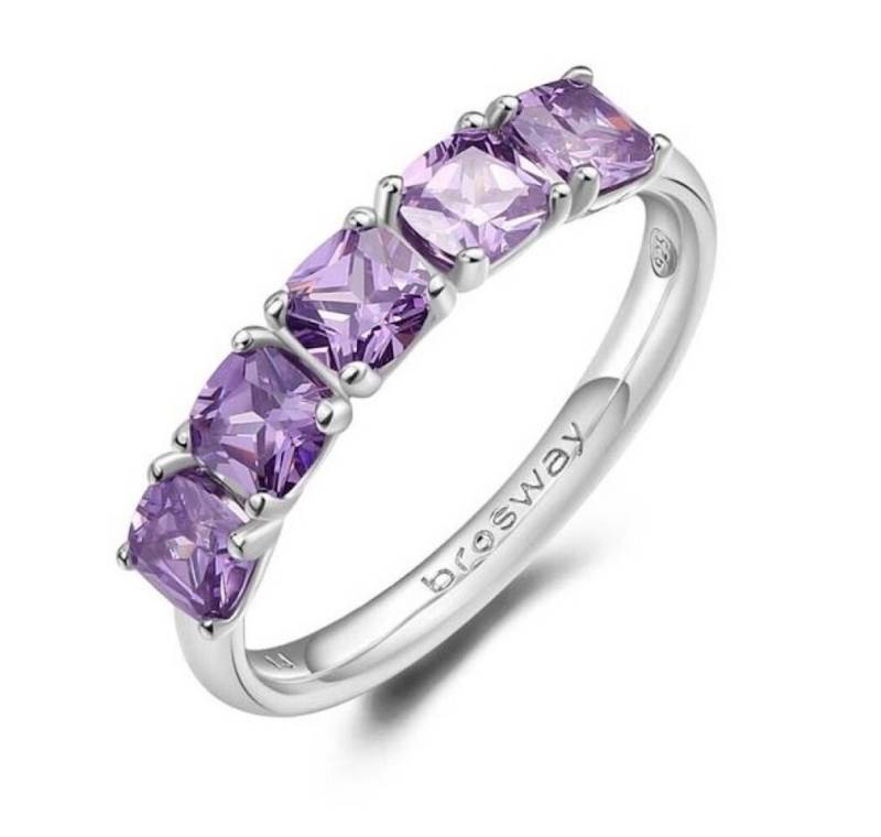 Brosway Fingerring Fancy Magic Purple FMP24 Feinsilberring - Kreislauf: 52 mm von Brosway