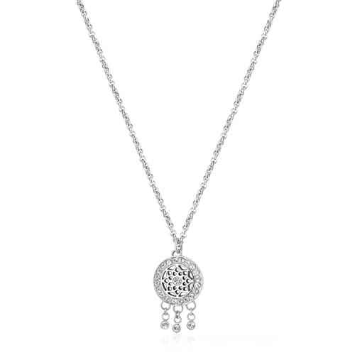 Brosway Halskette Frau aus Edelstahl mit Symbolen Traumfänger, Halskette Frau Kollektion CHAKRA - BHKN095 von Brosway