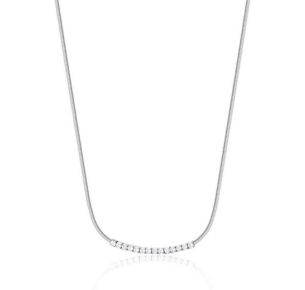 Brosway Kette mit Einhänger Delicate necklace with clear crystals Desideri BEIN006 von Brosway