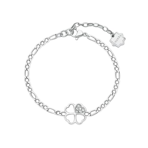Brosway Armband Frau mit Symbol Kleeblatt aus Edelstahl | Kollektion CHAKRA - BHKB141 von Brosway