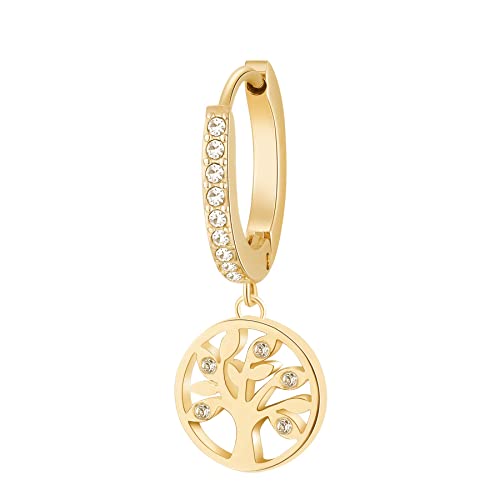 Brosway Ohrring Frau aus Edelstahl mit Symbolen Baum des Lebens, Ohrring Frau Kollektion CHAKRA - BHKE005 von Brosway