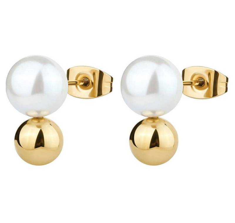 Brosway Ohrring-Set Dezente vergoldete Ohrringe mit Perlen Perfect BPC23 von Brosway