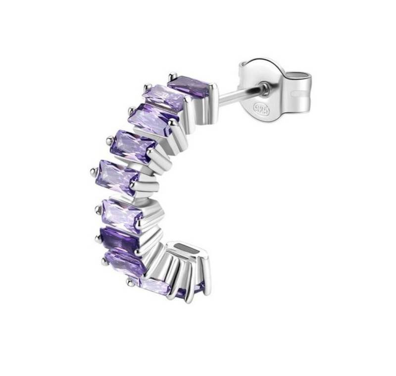 Brosway Ohrring-Set Fancy Magic Purple FMP12 glitzernder einzelner Ohrring von Brosway