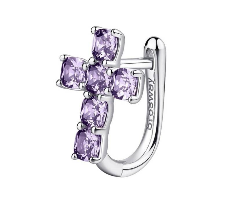 Brosway Ohrring-Set Stilvolle einzelne Ohrringe Fancy Magic Lila FMP21 von Brosway