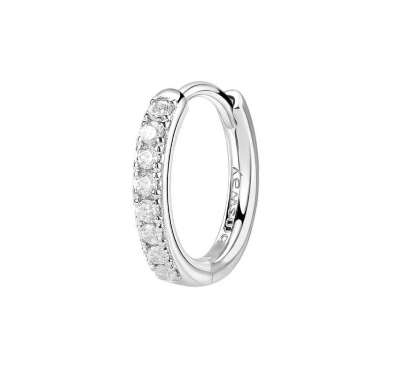 Brosway Ohrring-Set Stilvolle runde einzelne Ohrringe Fancy Infinite White FIW89 von Brosway