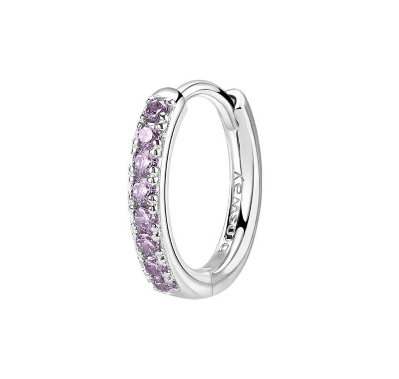 Brosway Ohrring-Set Stilvolle runde einzelne Ohrringe Fancy Magic Lila FMP86 von Brosway