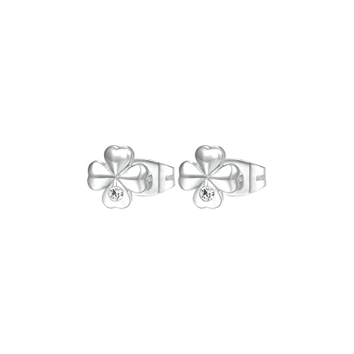 Brosway Ohrringe Frau mit Symbol Kleeblatt aus Edelstahl | Kollektion CHAKRA - BHKE042 von Brosway