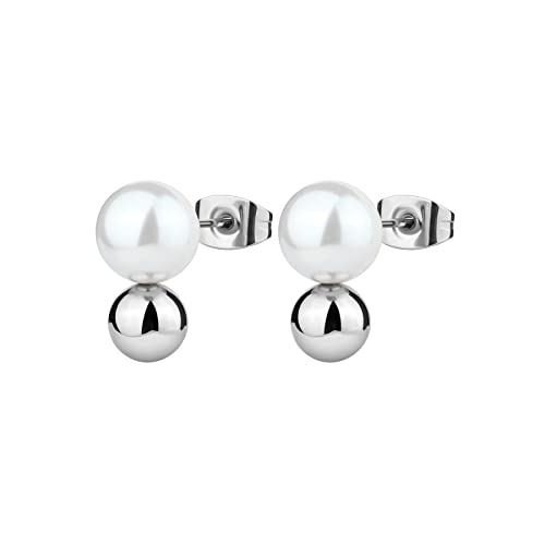 Brosway Perfect BPC22 316L steel pearl woman earrings von Brosway