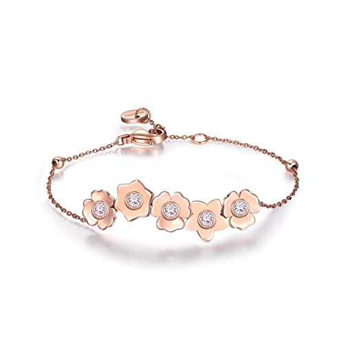 Brosway Pulsera Mujer Ikebana Rosa Dorado von Brosway