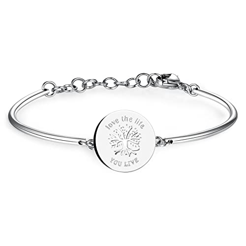 Brosway Armband Frau mit Symbol Baum des Lebens aus Edelstahl | Kollektion CHAKRA - BHK29 von Brosway