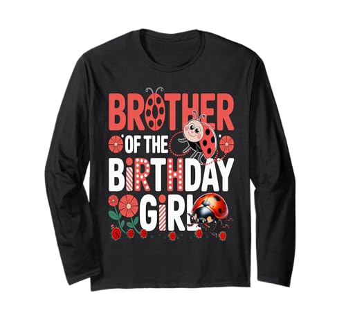 Liebenswerter Marienkäfer für Familien, Marienkäfer, für Damen Langarmshirt Liebenswerter Marienkäfer für Familien, Marienkäfer, für Damen Langarmshirt von Brother OF THE BIRTHDAY GIRL Ladybug