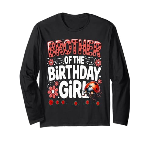 Liebenswerter Marienkäfer für Familien, Marienkäfer, für Damen Langarmshirt Liebenswerter Marienkäfer für Familien, Marienkäfer, für Damen Langarmshirt von Brother OF THE BIRTHDAY GIRL Ladybug