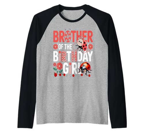 Liebenswerter Marienkäfer für Familien, Marienkäfer, für Damen Raglan Liebenswerter Marienkäfer für Familien, Marienkäfer, für Damen Raglan von Brother OF THE BIRTHDAY GIRL Ladybug
