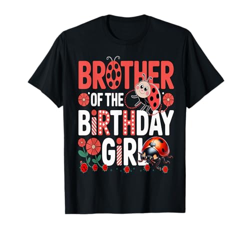 Liebenswerter Marienkäfer für Familien, Marienkäfer, für Damen T-Shirt Liebenswerter Marienkäfer für Familien, Marienkäfer, für Damen T-Shirt von Brother OF THE BIRTHDAY GIRL Ladybug