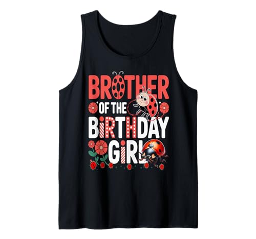 Liebenswerter Marienkäfer für Familien, Marienkäfer, für Damen Tank Top Liebenswerter Marienkäfer für Familien, Marienkäfer, für Damen Tank Top von Brother OF THE BIRTHDAY GIRL Ladybug