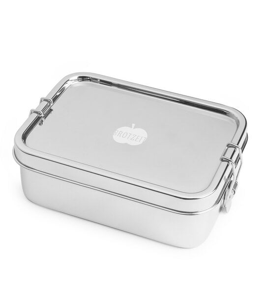 Brotzeit Dichte Lunchbox Klickstar aus Edelstahl, in 2 Größen von Brotzeit
