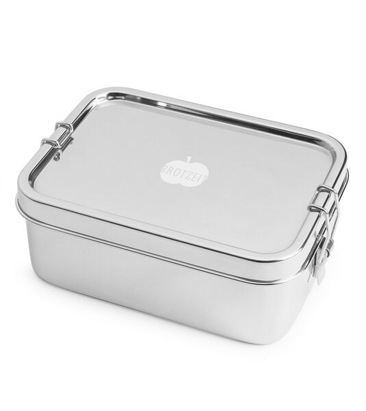 Brotzeit Dichte Lunchbox Klickstar aus Edelstahl, in 2 Größen von Brotzeit