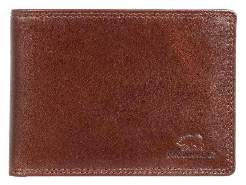 Brown Bear Classic 8005 - Herren-Geldbörse mit Reißverschlussfach von Brown Bear