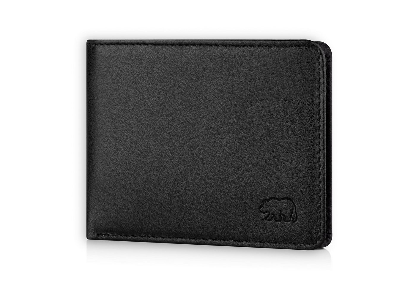 Brown Bear Mini Geldbörse 8006-B aus Echtleder für Herren, mit RFID-Schutz und 5 Kartenfächern Farbe Schwarz Nappa Brown Bear Mini Geldbörse 8006-B aus Echtleder für Herren, mit RFID-Schutz und 5 Kartenfächern Farbe Schwarz Nappa von Brown Bear