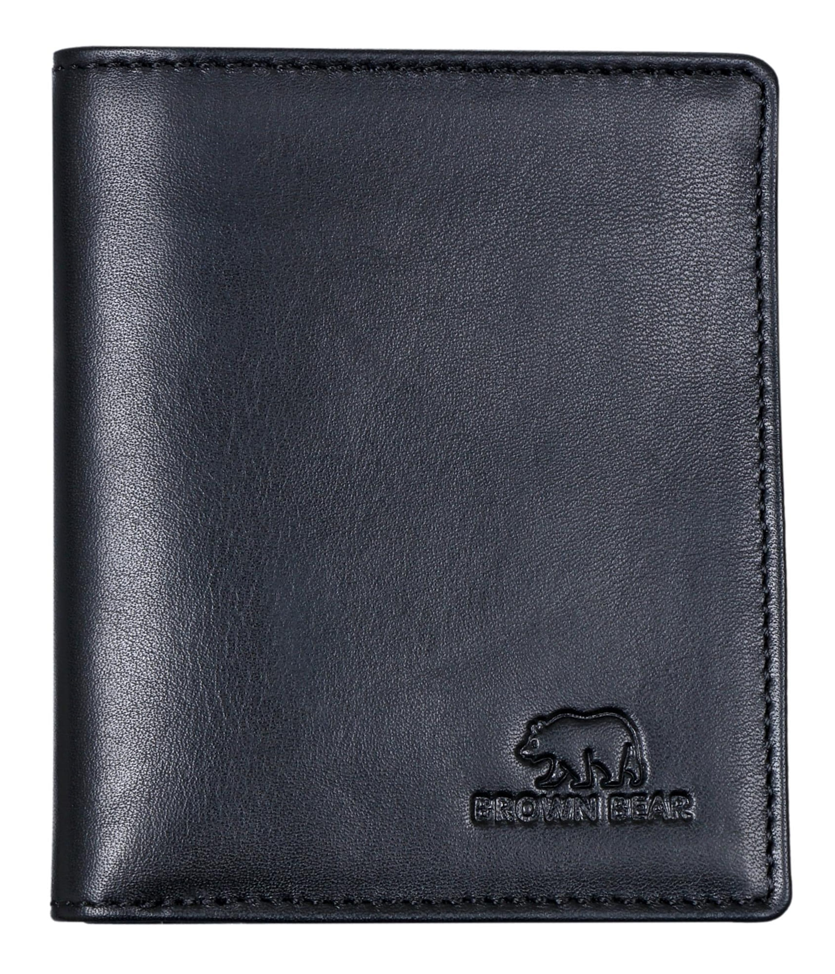 Brown Bear Slim Wallet - 8005 Schwarz Nappa von Brown Bear