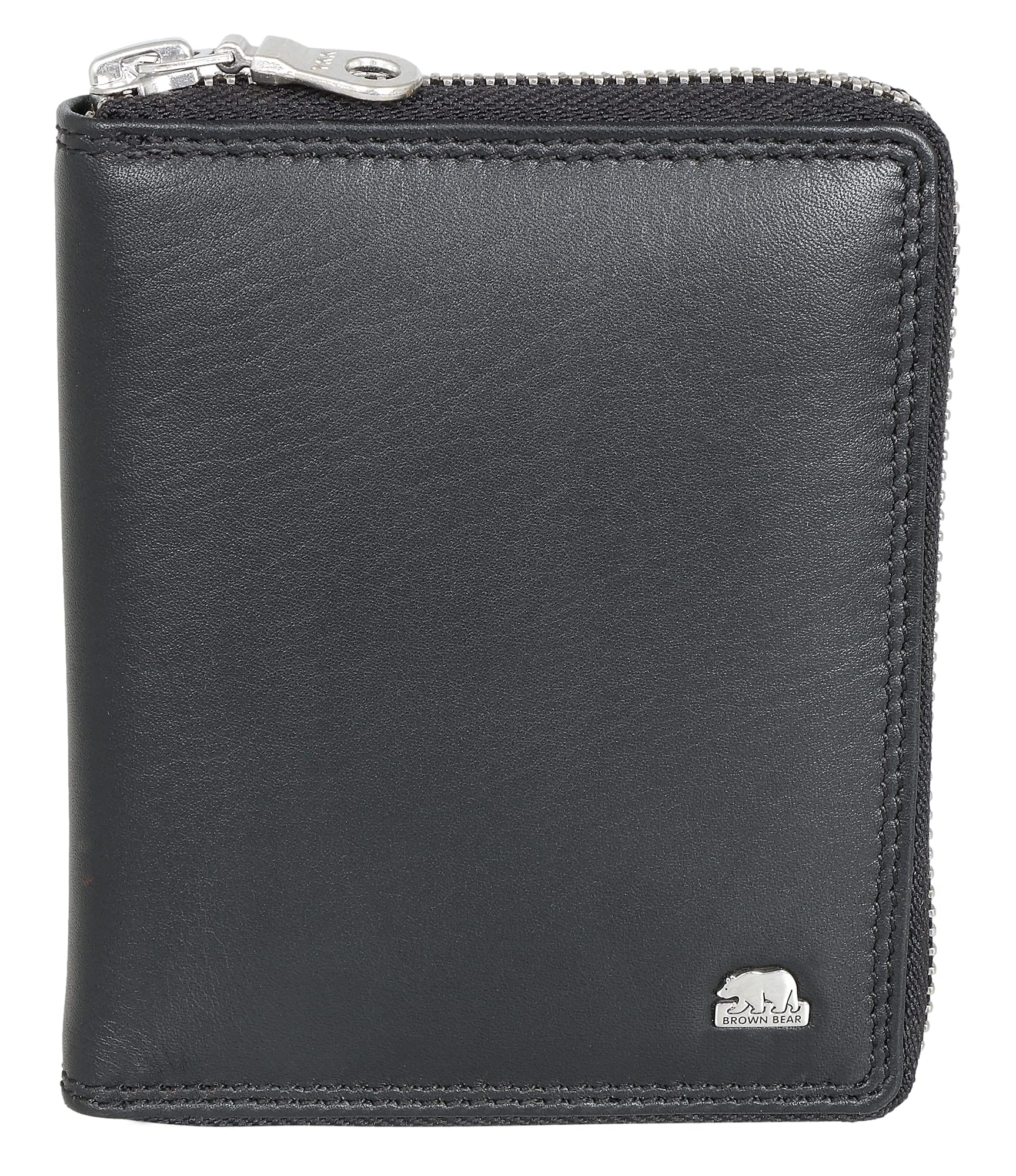 Brown Bear Classic 8009 - Geldbörse Schwarz Nappa von Brown Bear